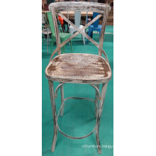 Vintage Bar Chair. Antique Paint